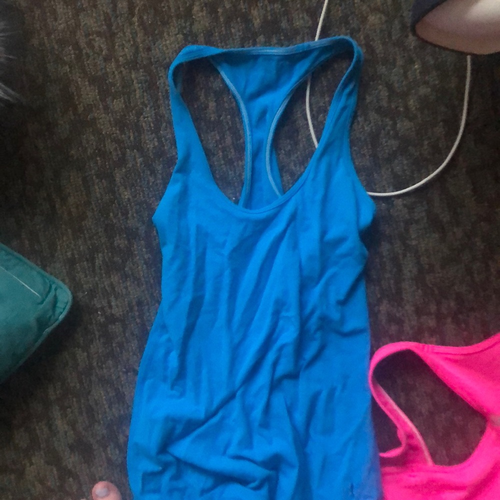 Great condition blue lulu tank top